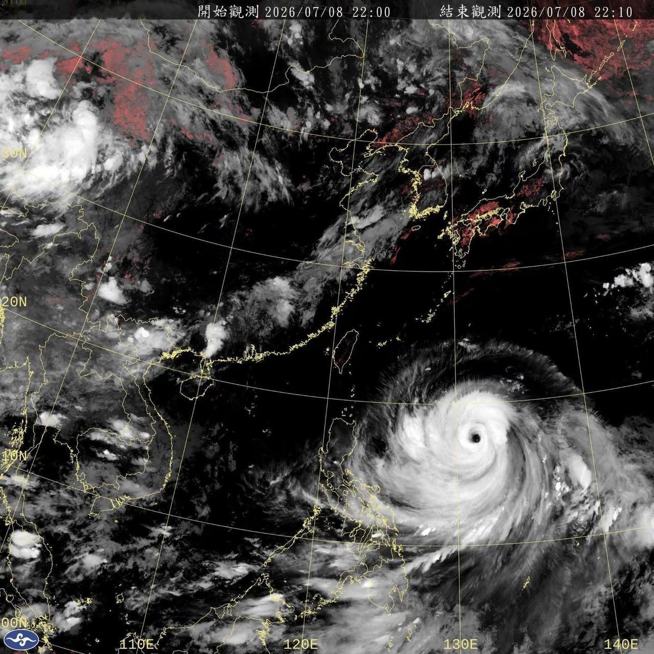 台风要来了，我已无处可逃。台风巴威