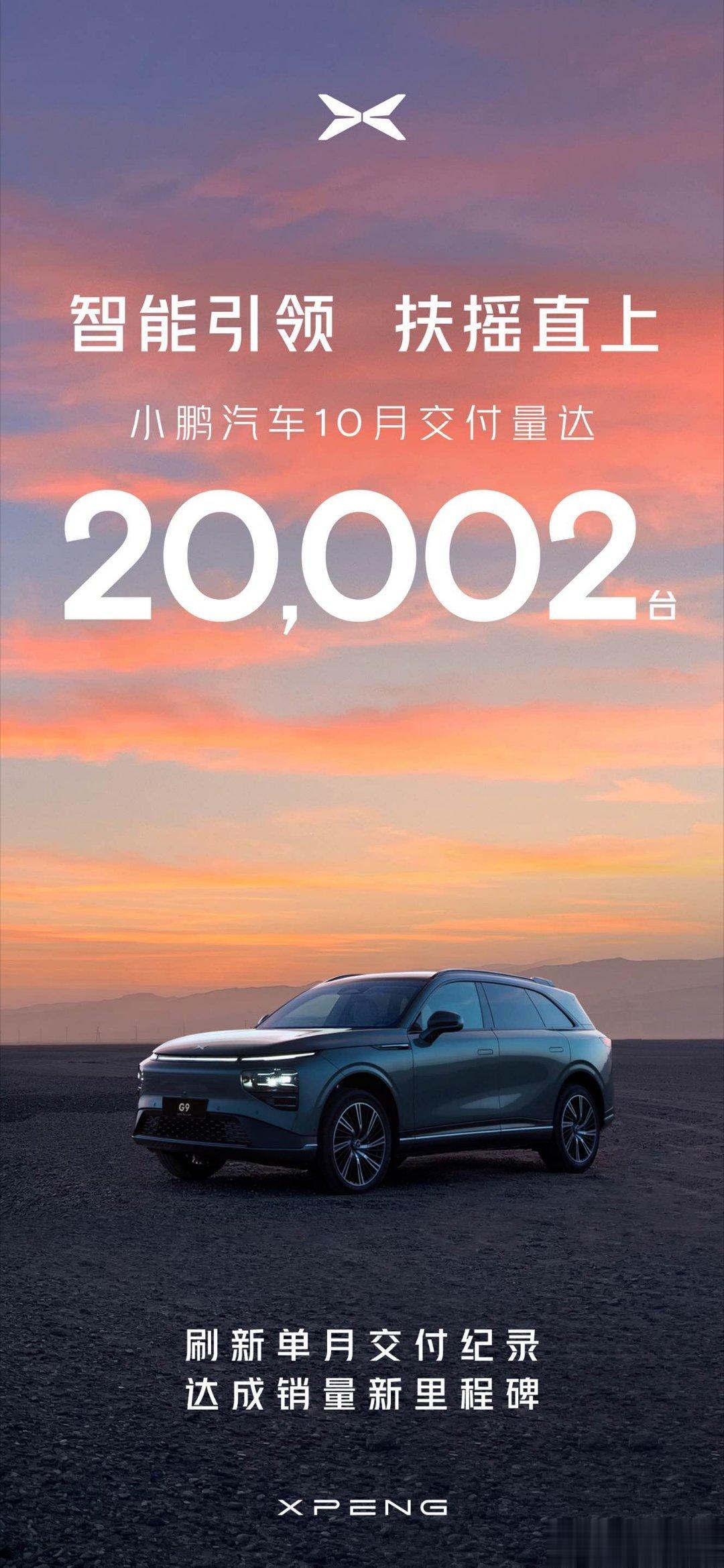 月交付量突破20000台，感觉国内马上又要出现一个可以吹销量牛X的品牌了。加快排