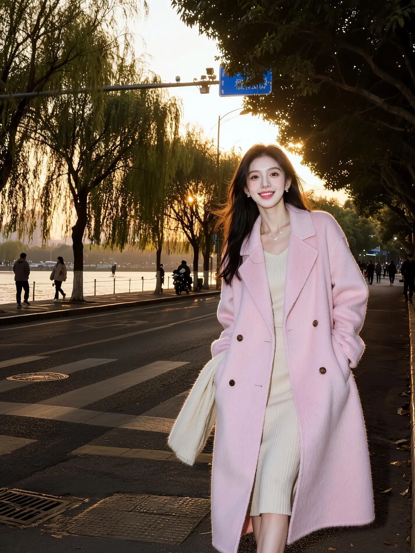 AI逆光氛围感 随变ai随便玩 玩法合伙人计划 随变一拍都很夯 大衣穿搭