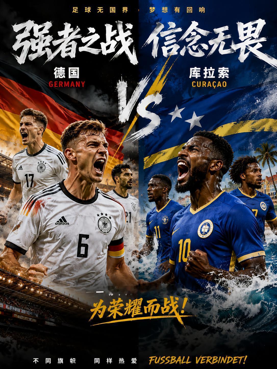 🏆2026精彩美加墨🏆世界杯01:00德国 vs 库拉索预测：全场小4/4.