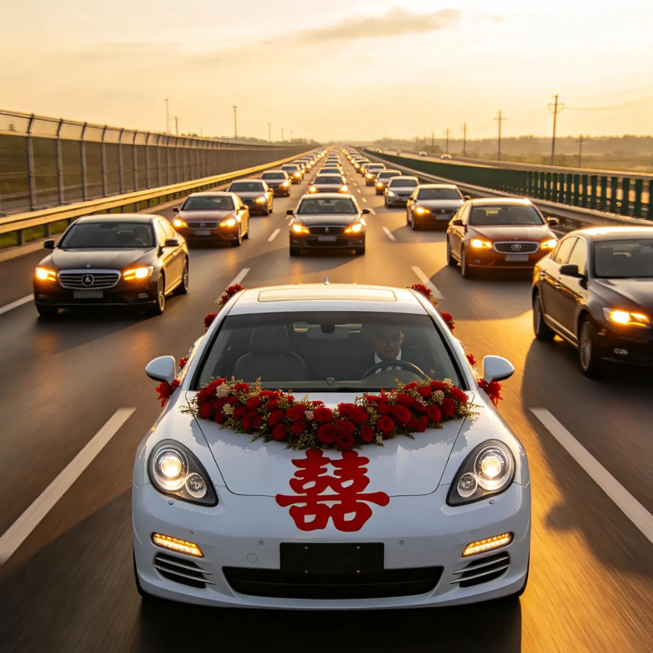 破防了！远嫁婚车独行，陌生车主一路双闪护航
 
远嫁的姑娘在路上，本是孤单的行程