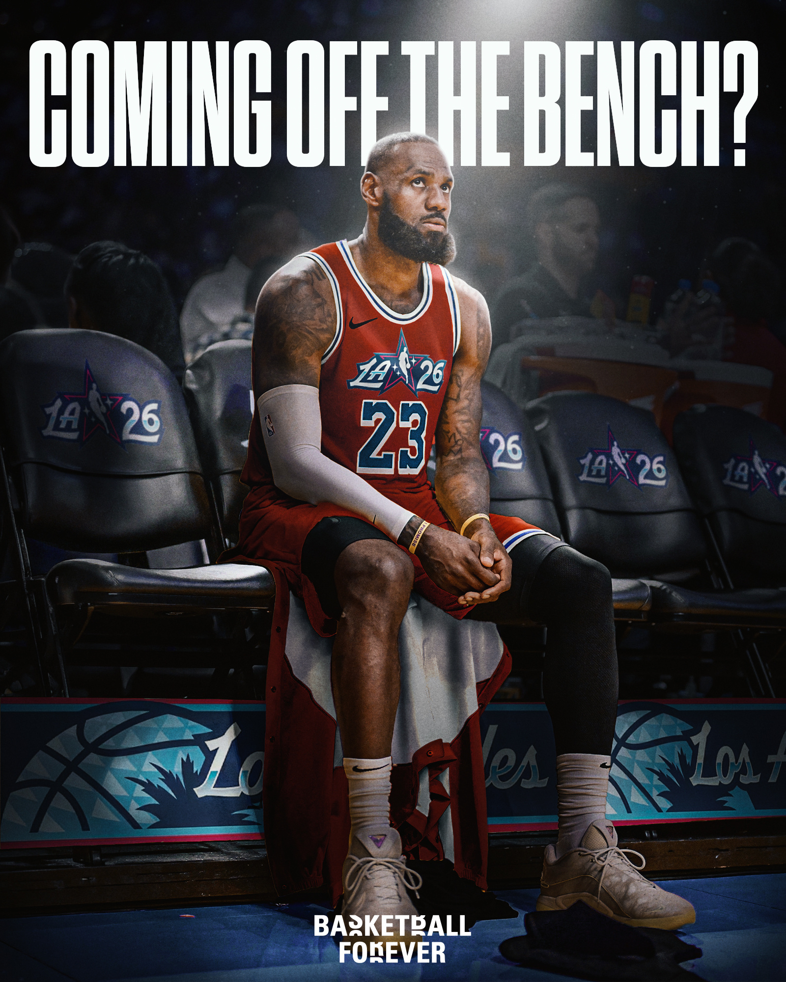 今年的全明星估计不会有老詹的身影了。哎。NBA