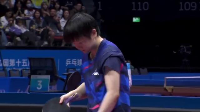 其实打进中国全运会乒乓球女单决赛，孙颖莎王蔓昱谁赢谁输都不重要。
因为她们就是世