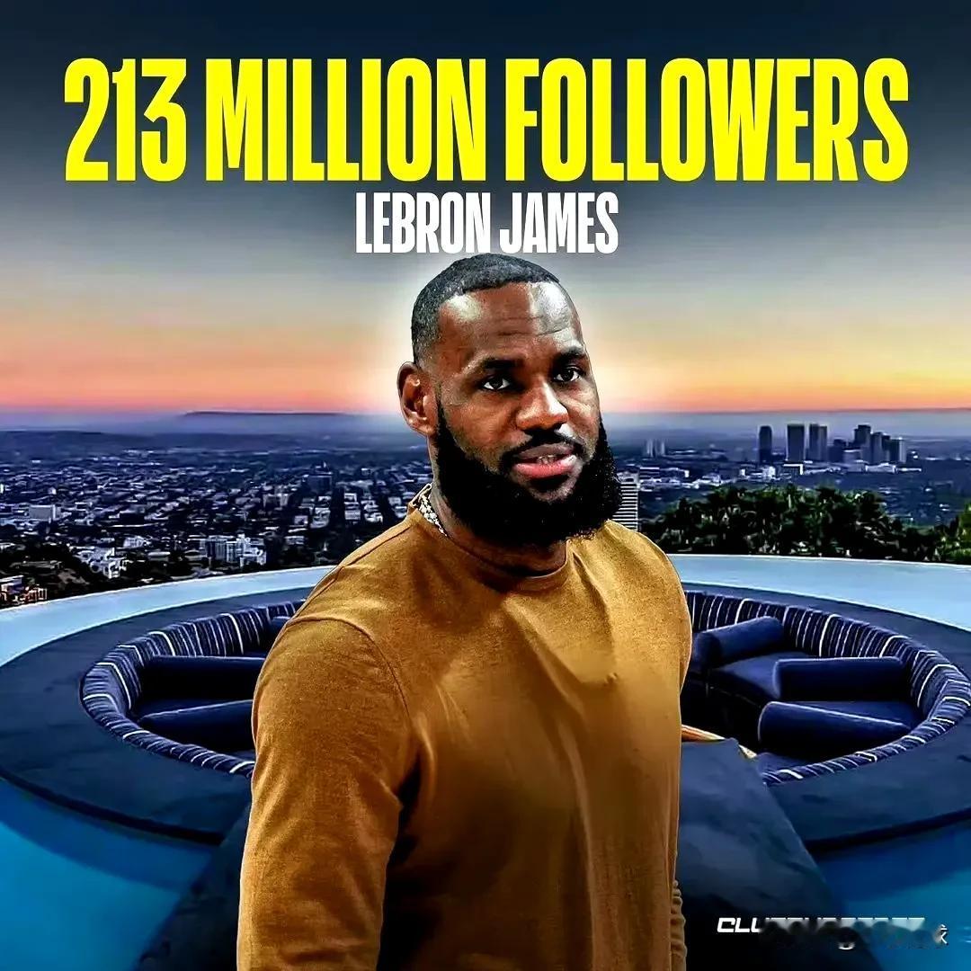 美媒统计了NBA球员在推特和Instagram上的总粉丝数量排名，詹库杜包揽前三