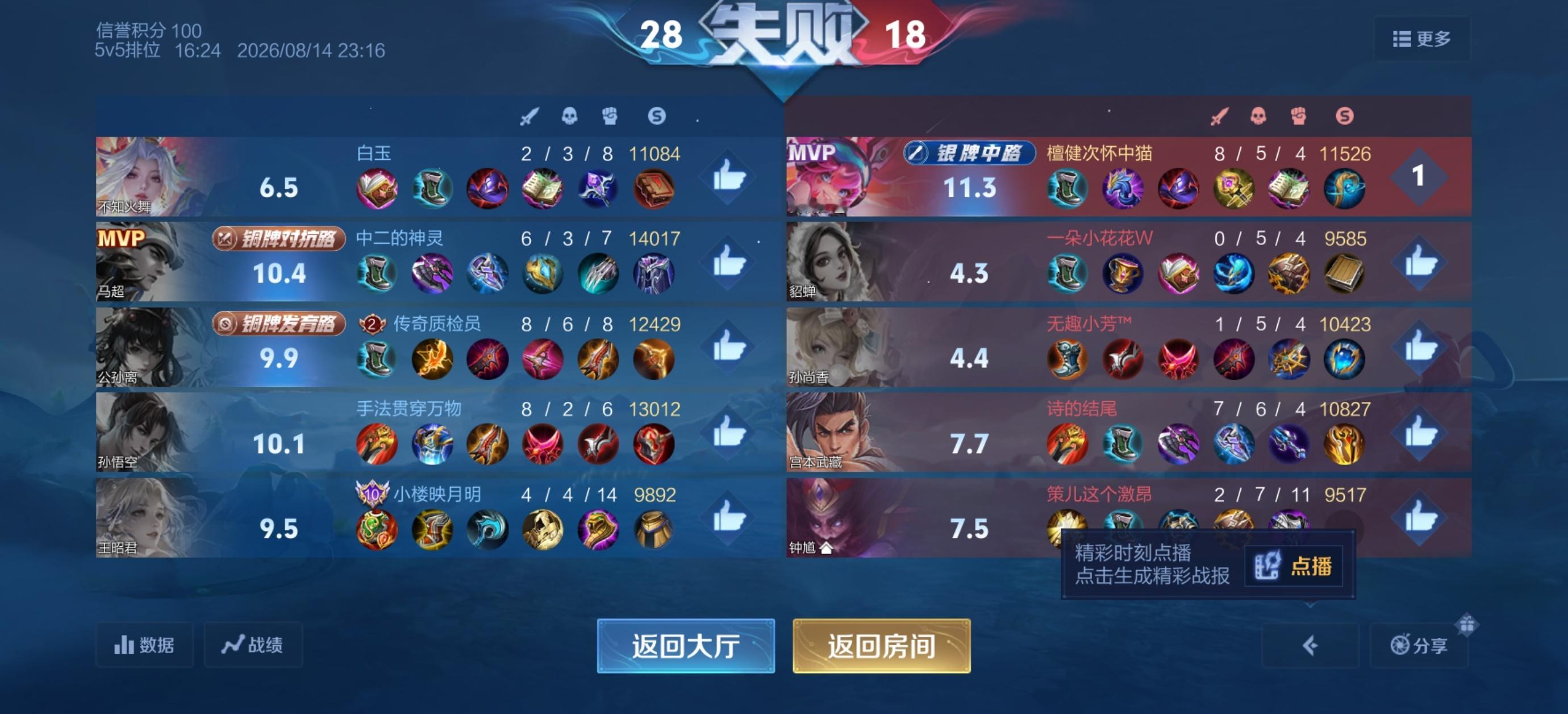 初神啊玩不明白对抗路貂蝉别玩啊