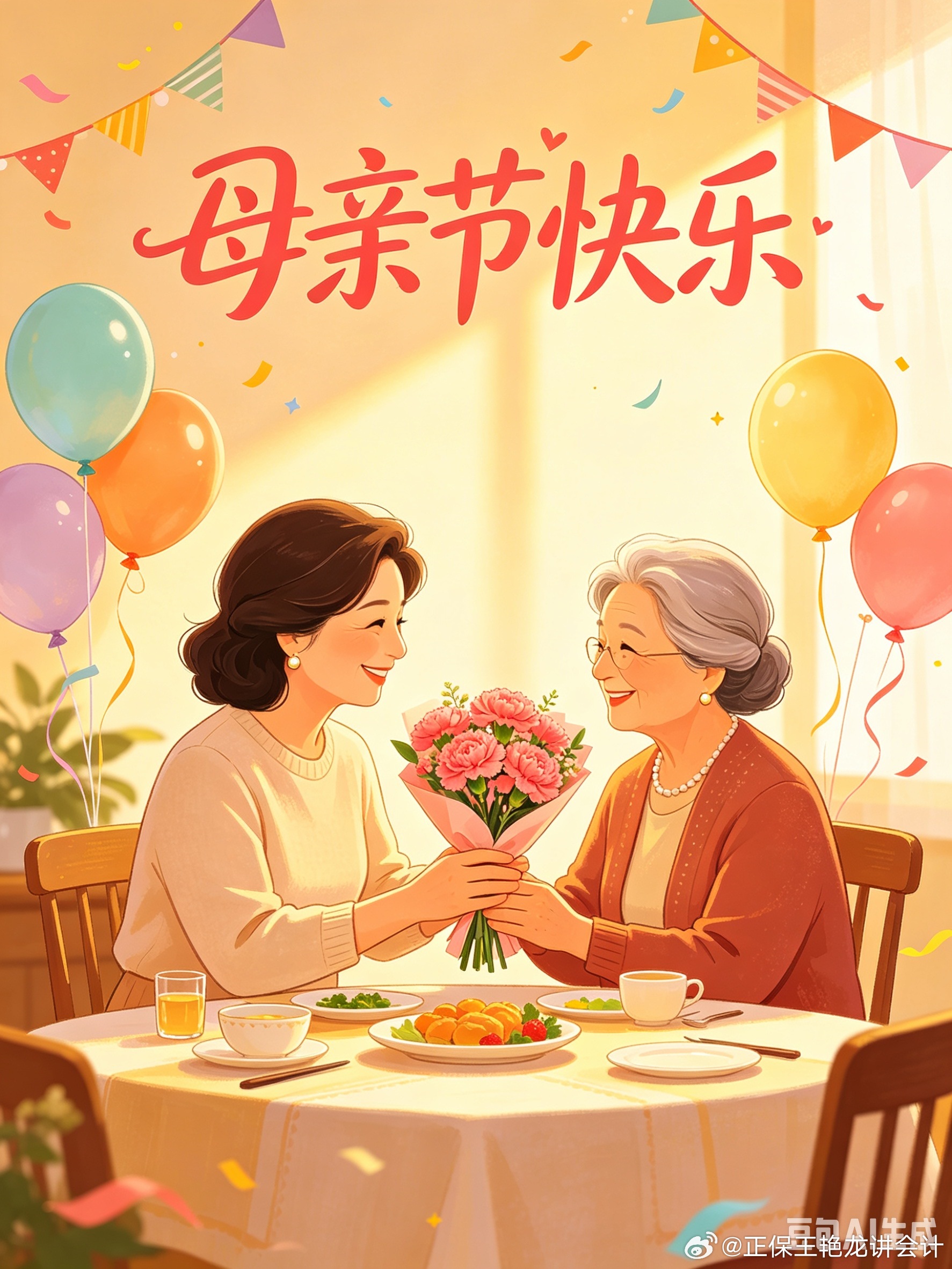 ㊗广大宝妈母亲节快乐，逢考必过！ 