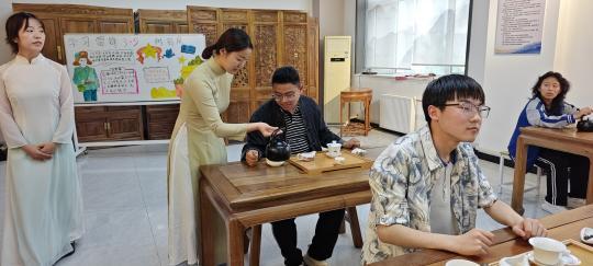 我市2026年职业教育活动周一瞥

5月14日下午，晋中职院茶艺与茶文化职业体验