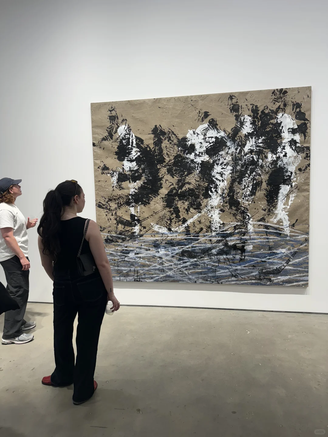 纽约莫名其妙的展览👀一些Hockey运动员的画