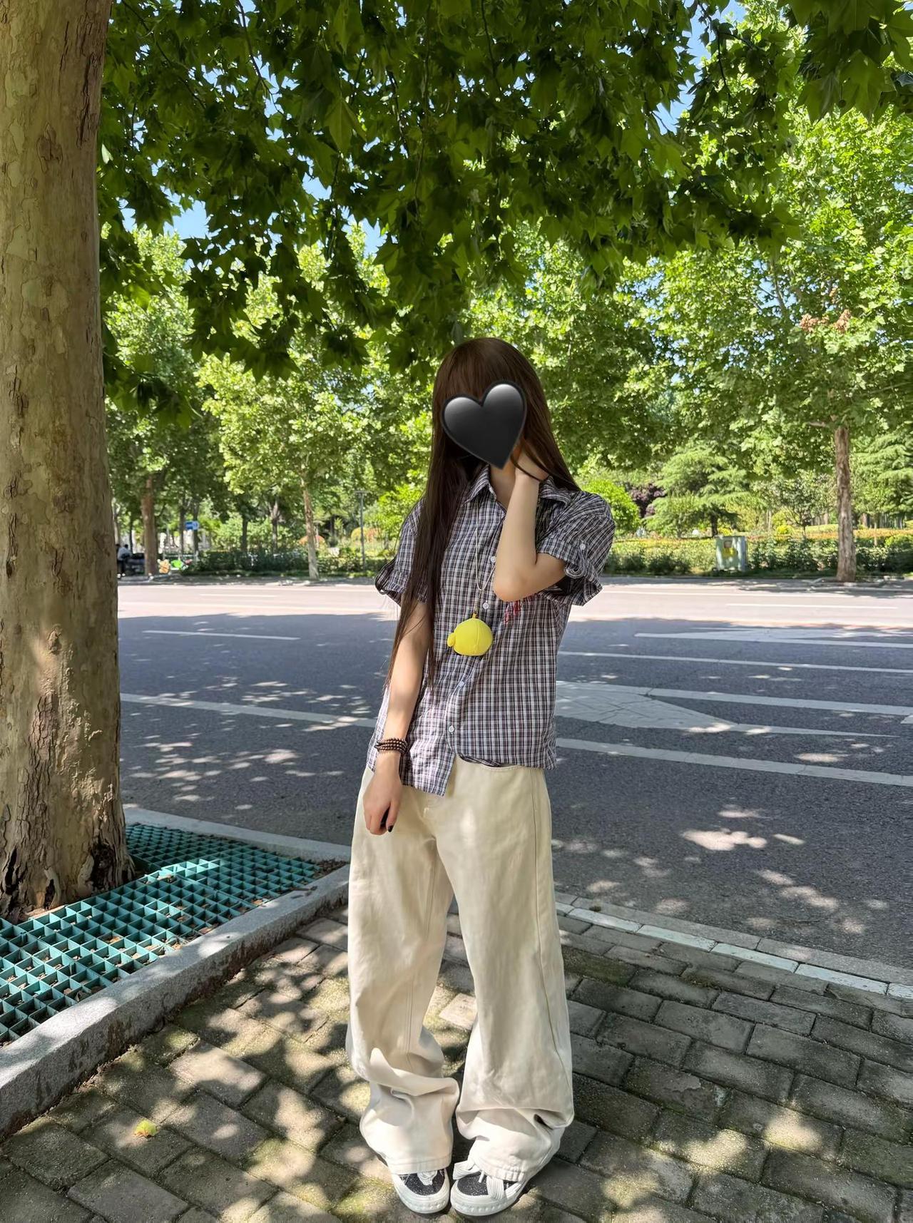 算了 丘比特的箭力气太小了 箭只穿透了我一个人的心室外ootd 衬衫 尾郎的店