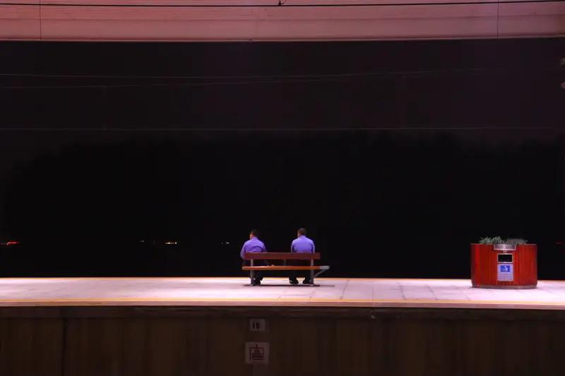 上联：一对相思鸟，下联才友请两位孤独人。