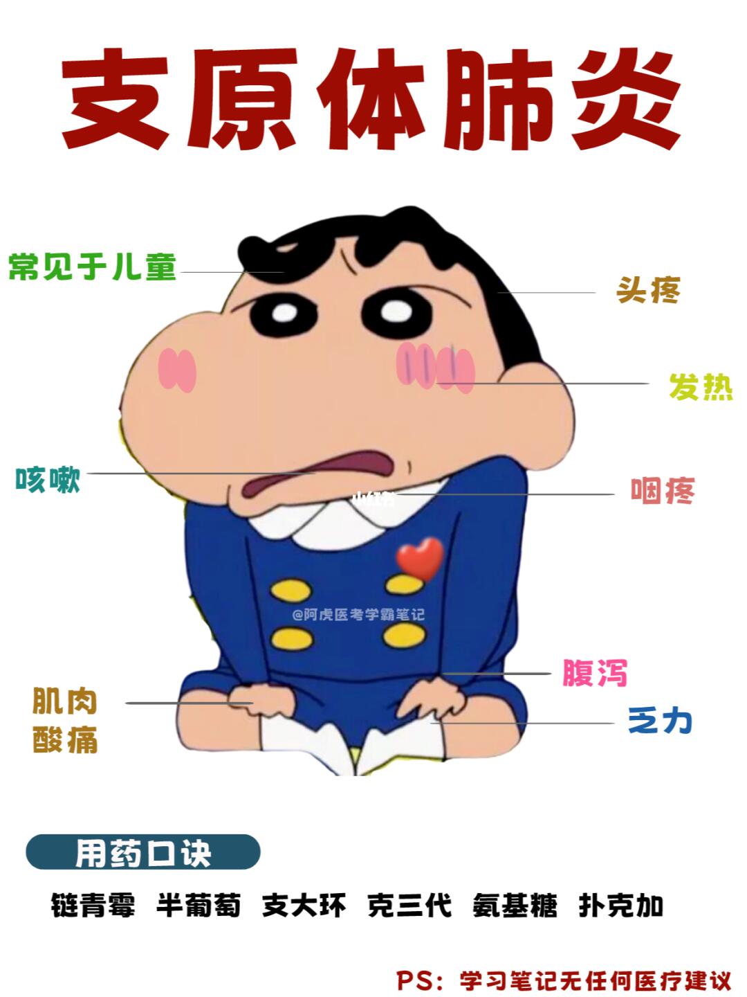 医学生笔记：支原体肺炎