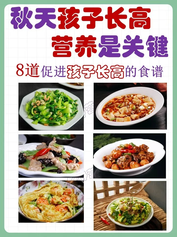 秋天才是娃第二长高季！8 道营养菜做法简单