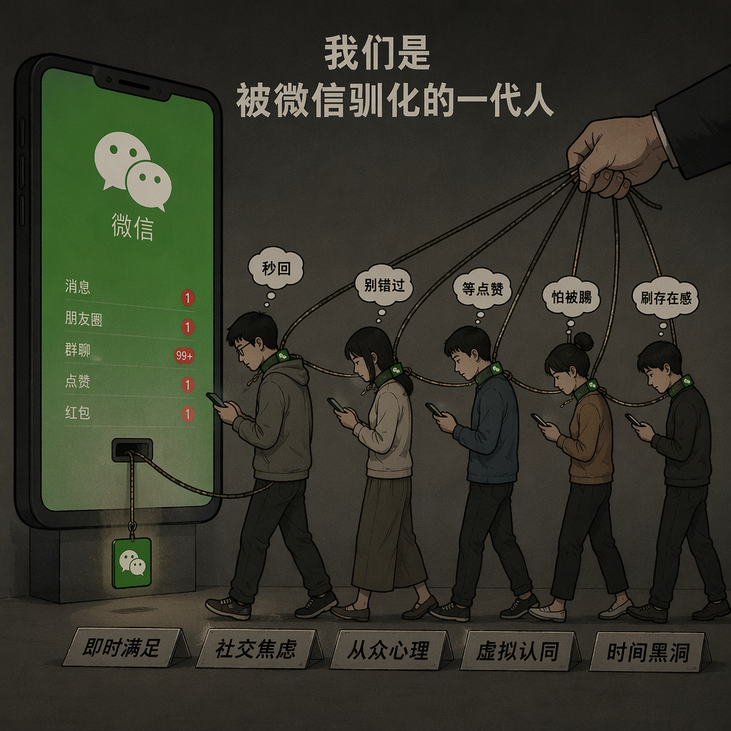 有微信之前人是可以不用一直在线的 好怀念那种发条消息然后该干嘛干嘛的状态。不用解