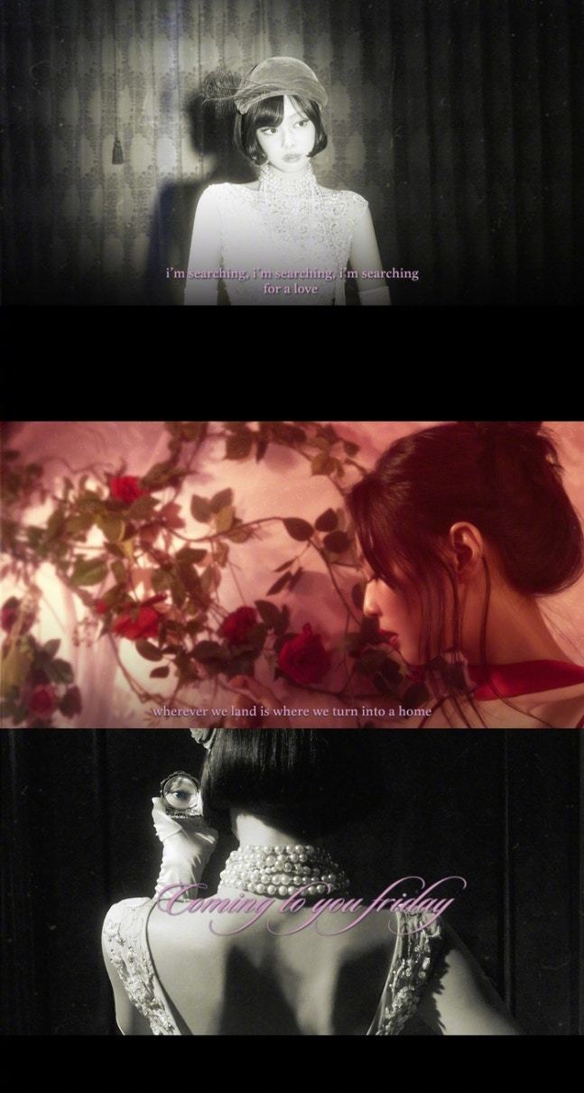 【每日经济】[JENNIE公开《Fallen Angel》概念照…宛如古典电影女