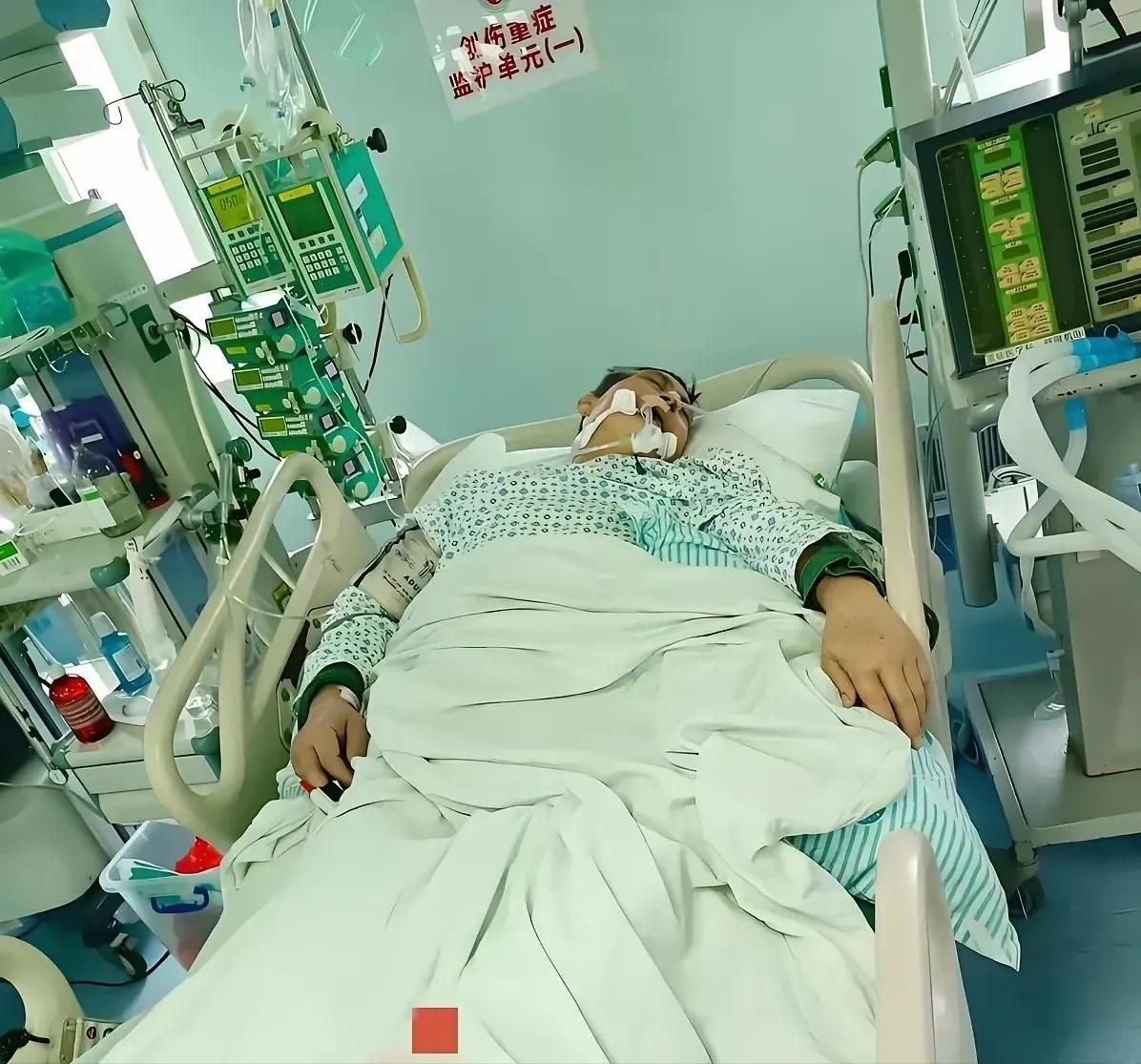 没人味了！上海，男子躺在医院的病床上，已经意识不清，生命已走到了尽头，他的二婚妻