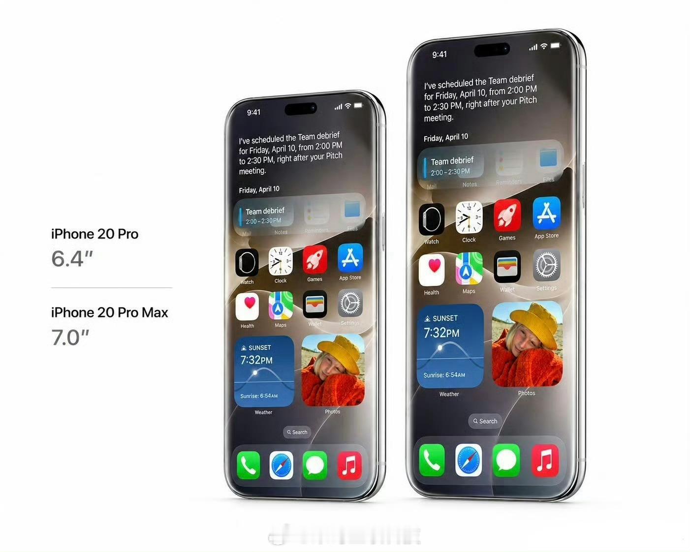 iPhone 18 Pro还没来先来感受无边框的iPhone 20 Pro2D直