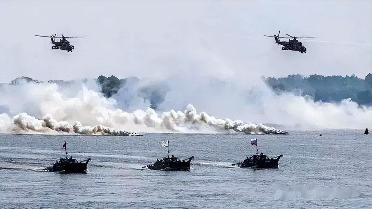 ∧大家目光全都集中在海上军事演习，很容易看不清大局。大国博弈从来不止军事对峙，没