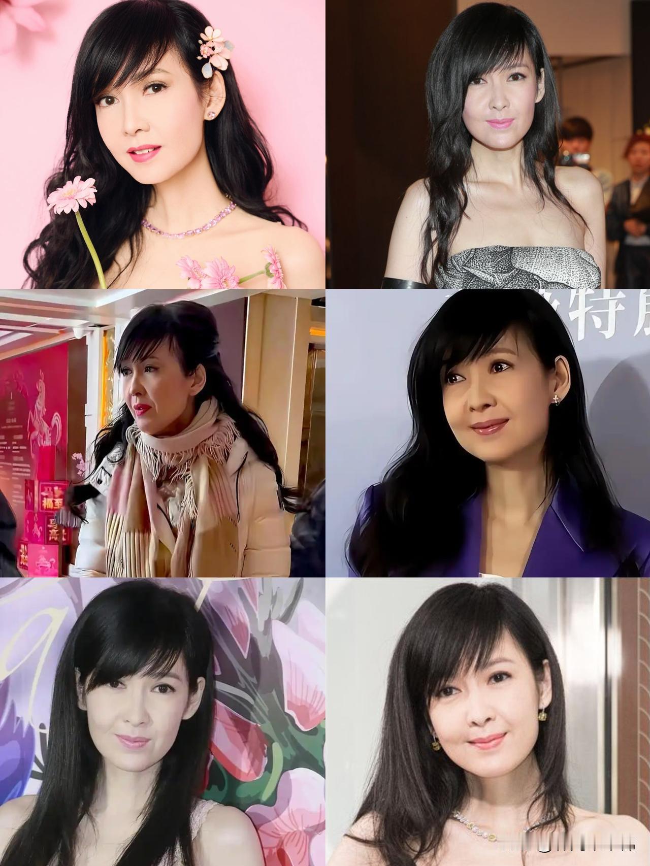 咱们玉女掌门人周慧敏女神，是把斜刘海焊死在头上了吗？从年轻时起就喜欢留着这样的斜