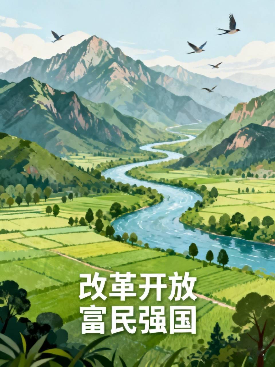 我们今天的中国人都过上了富裕的太平生活，充分证明了我们改革开放的政策是完全正确的