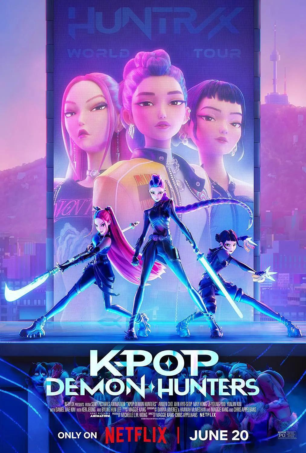 NETFLIX顶流动画《K-POP：猎魔女团》将拍第二部，预计2029年上映。 