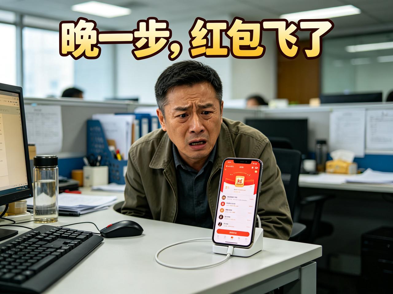 公司出了个新鲜事——周五下午四点半，老板在群里发了个红包，封面写着“周末快乐”。