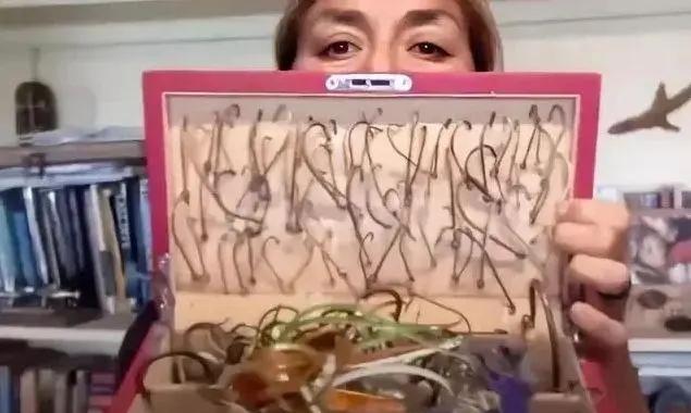 1996年，一位女性潜水者在潜水时，看到一只鲨鱼的牙上挂着一根大钩子，便帮助它把