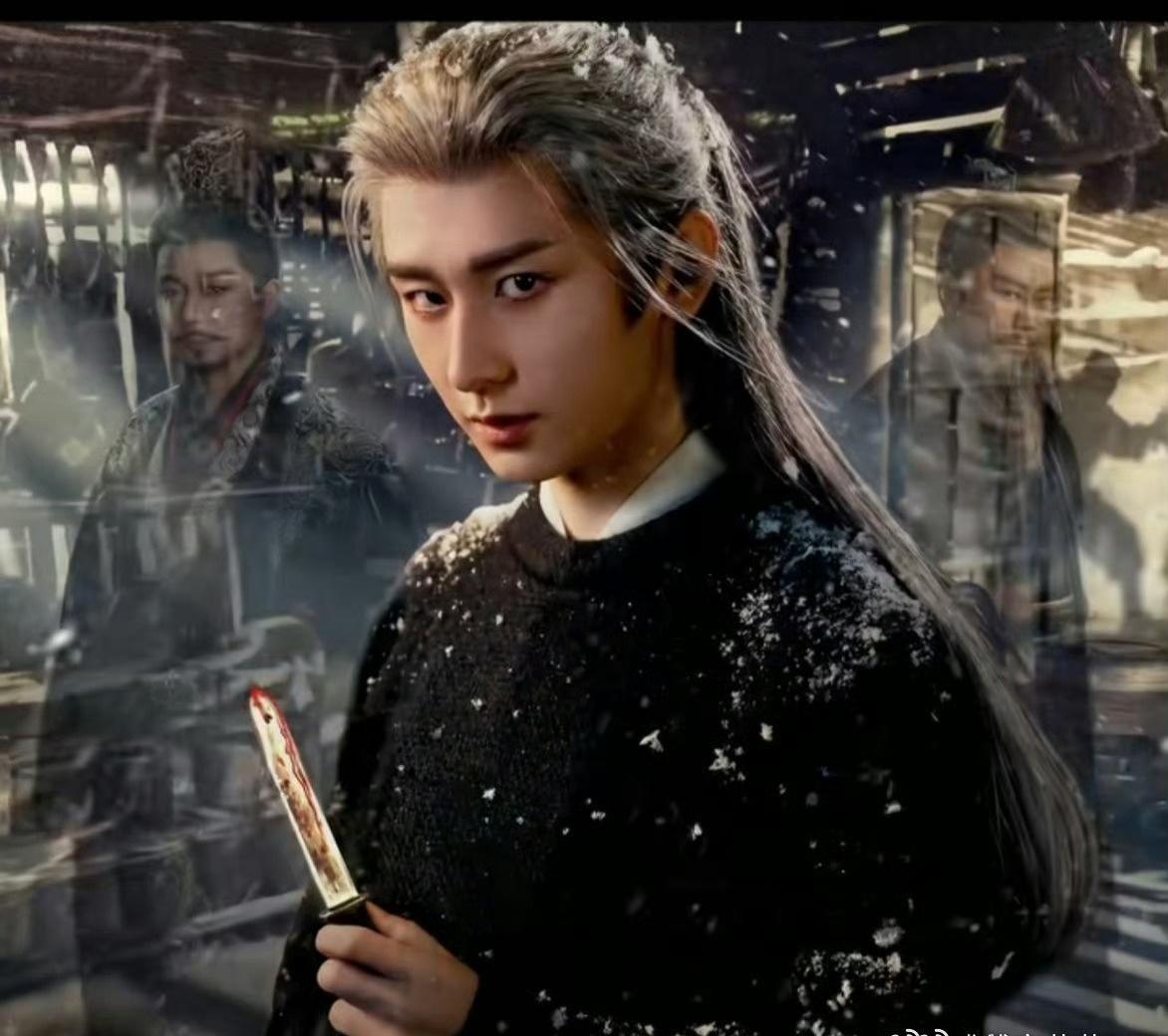 成毅成毅长安二十四计银发海报 cy长安二十四计眼藏杀机海报  成毅饰演的谢淮安，