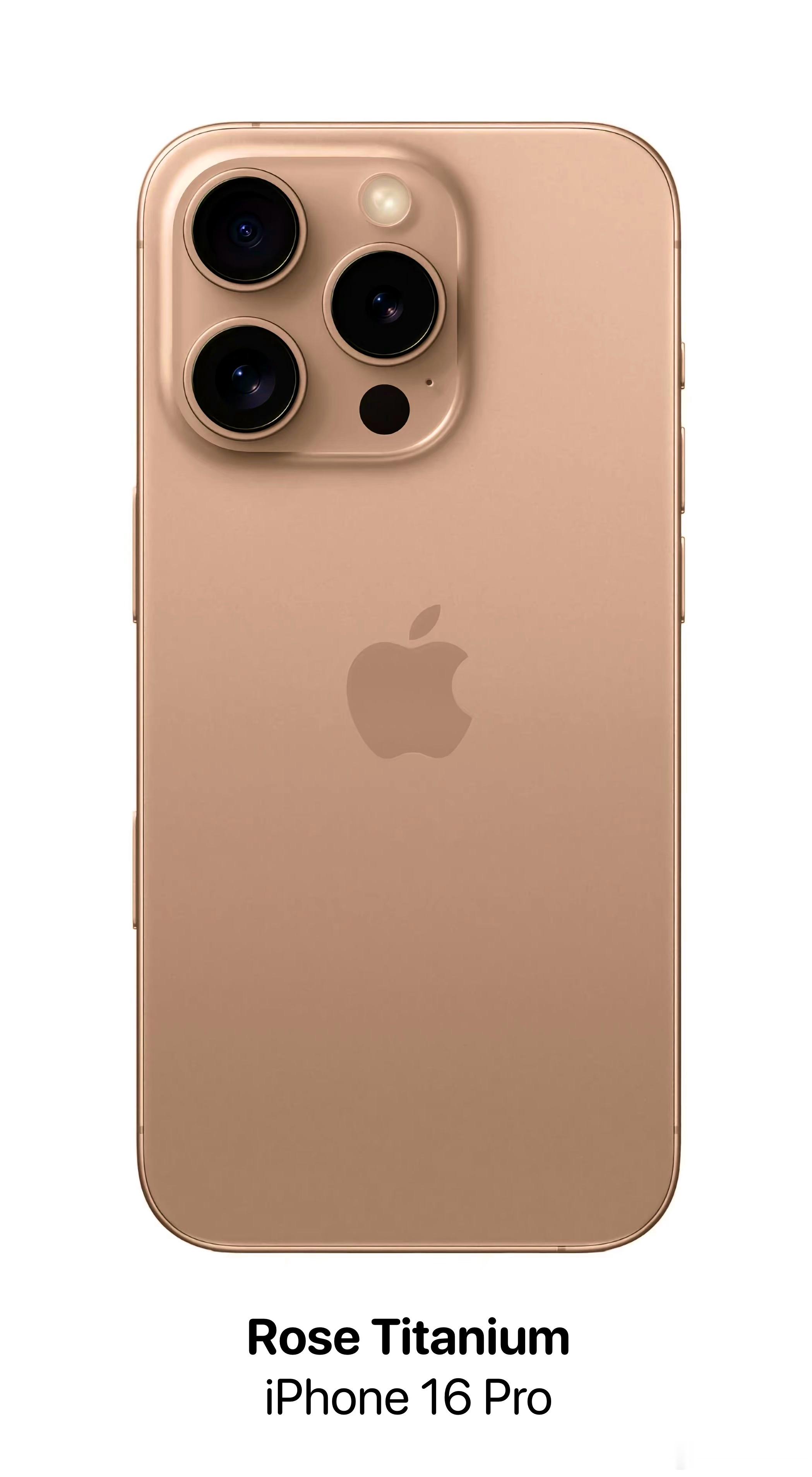 #iPhone16ProMax或新增古铜色#古铜色应该挺好看的，如下图，类似于当