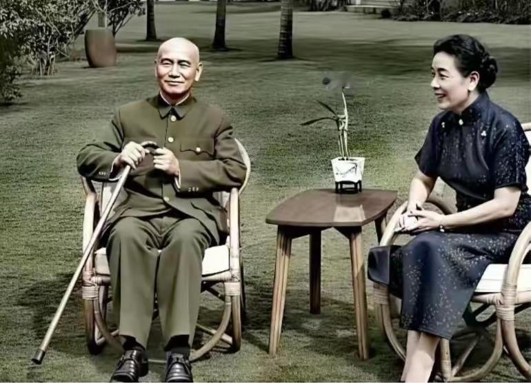 蒋介石宋美龄真实影像 