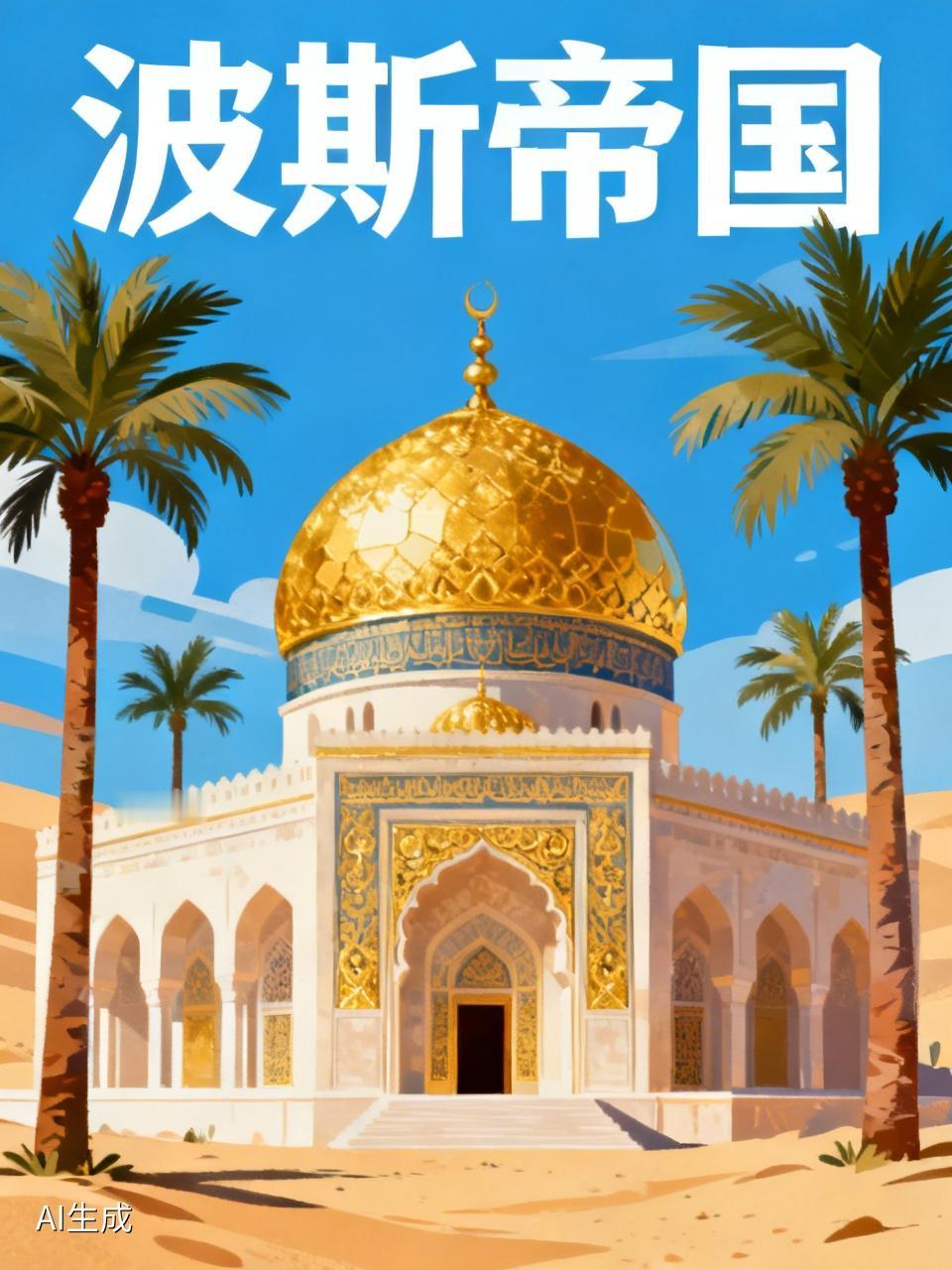 波斯帝国文化独具特色。它是独立起源的文明，于公元前550年建立起地跨欧亚非的庞大