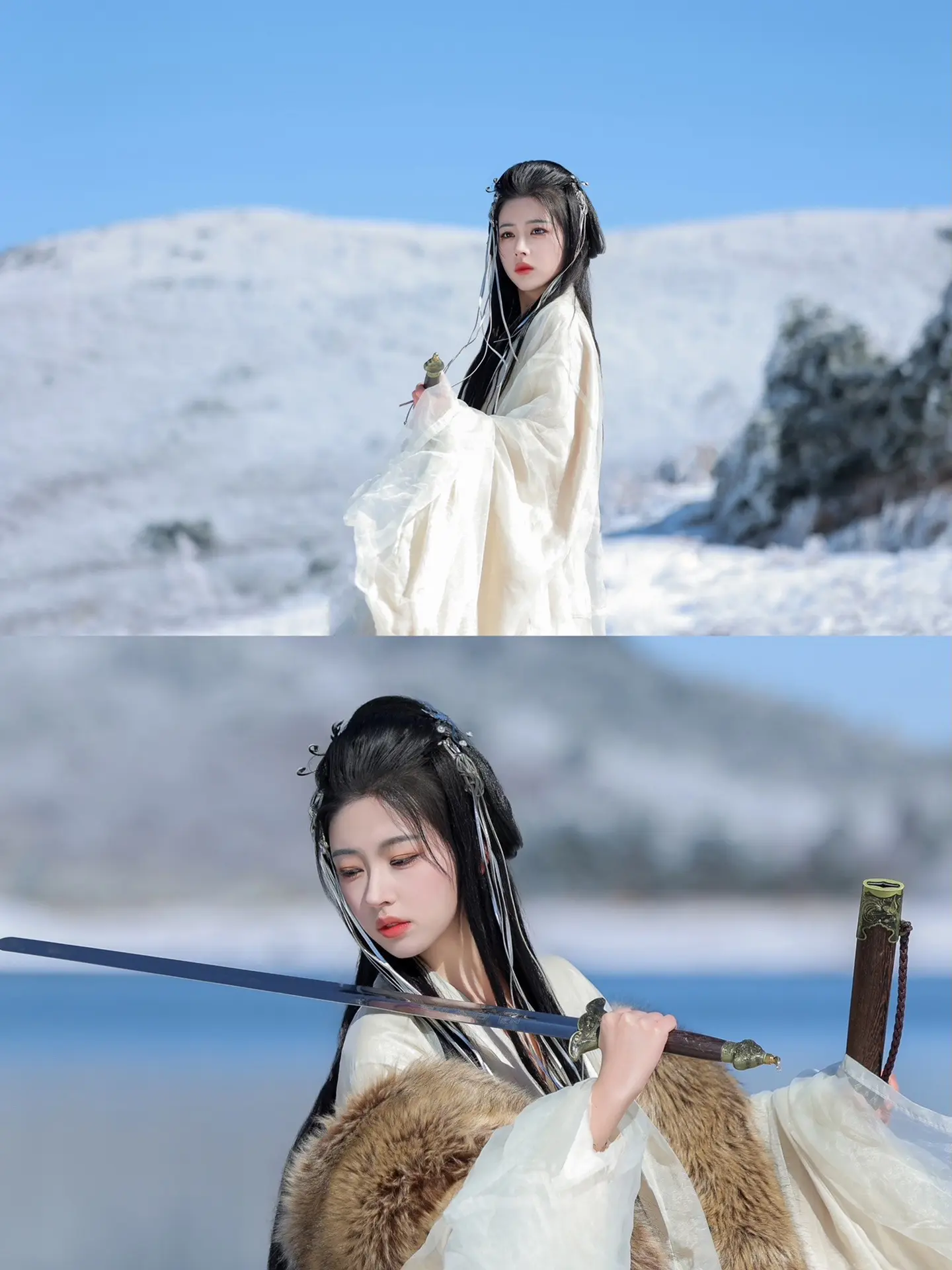 浙西天池拍的虞姬仿妆好美。