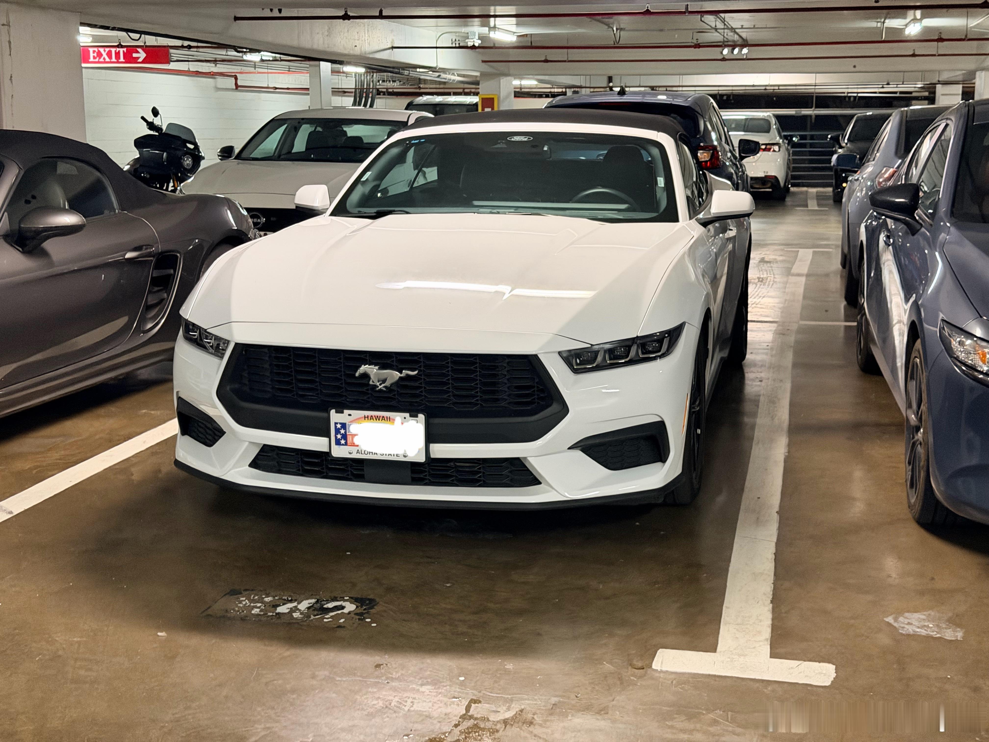 感受一下牢二最新的2025款S650敞篷福特野马。说实话我每次开2.3T的野马都