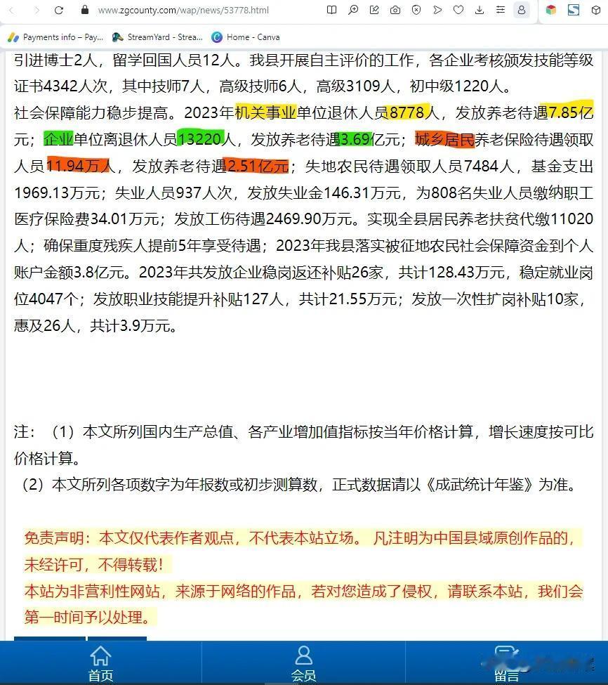 下图是山东省成武县不同类型退休人员，养老金发放数据。

数据来自官方发布的202