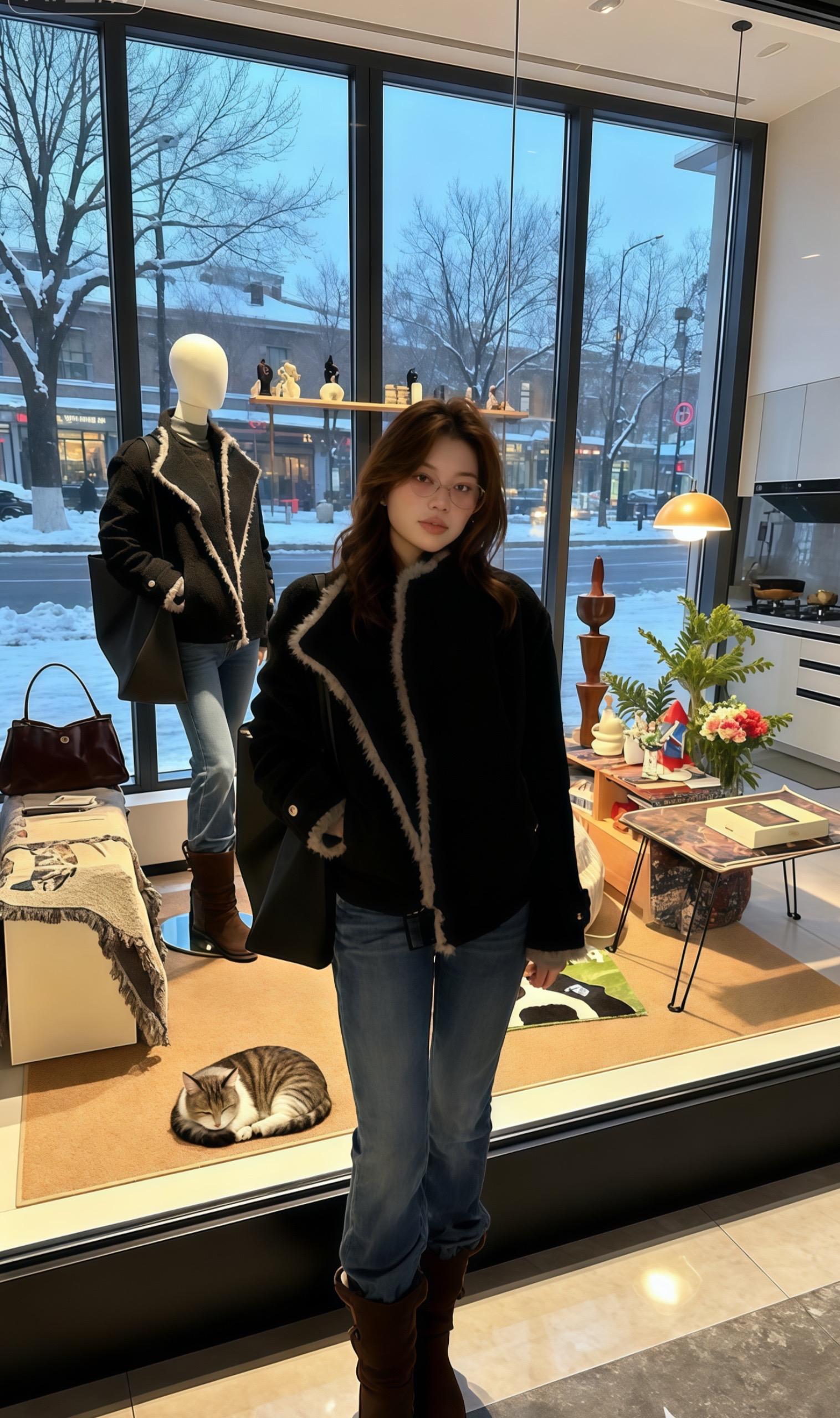 今日穿搭 尝试一个新的look 甜系女孩穿搭 时髦穿搭 分享穿搭