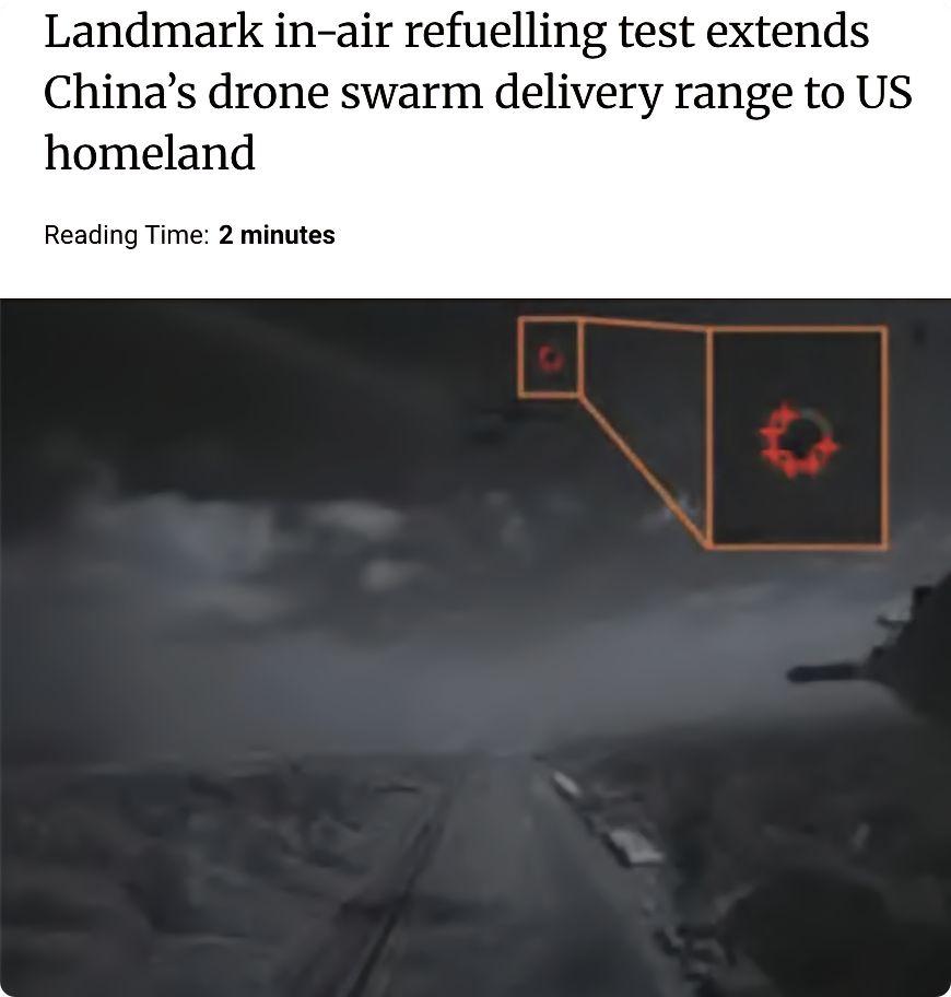 中国空中无人加油机的消息外媒的报道，是西工大的杰作。如属实，的确可喜可贺。西方唯