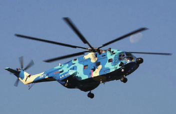 每天认识一件兵器 直-8运输直升机［中］机长：23.03米主旋翼直径：18.9米