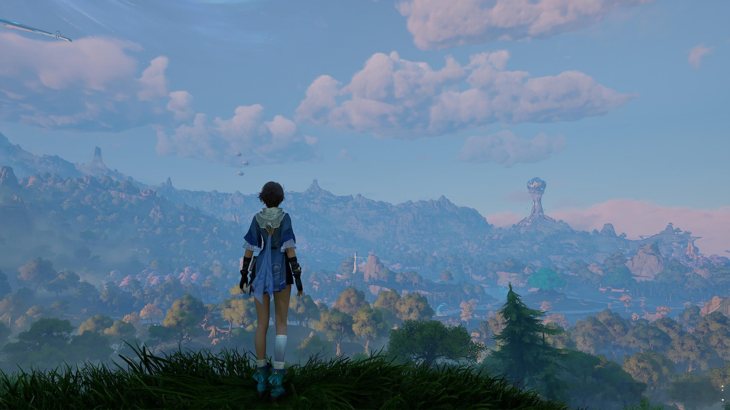 王者荣耀世界王者荣耀世界我镜头下的王者世界你们看，世界里的云朵都是爱心的形状！好