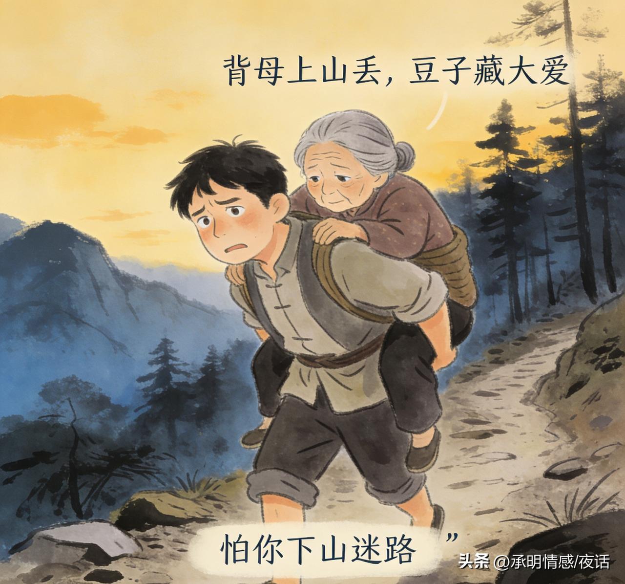 背母上山丢，豆子藏大爱！

家人们，今天这个故事真是又扎心又暖心！

-----