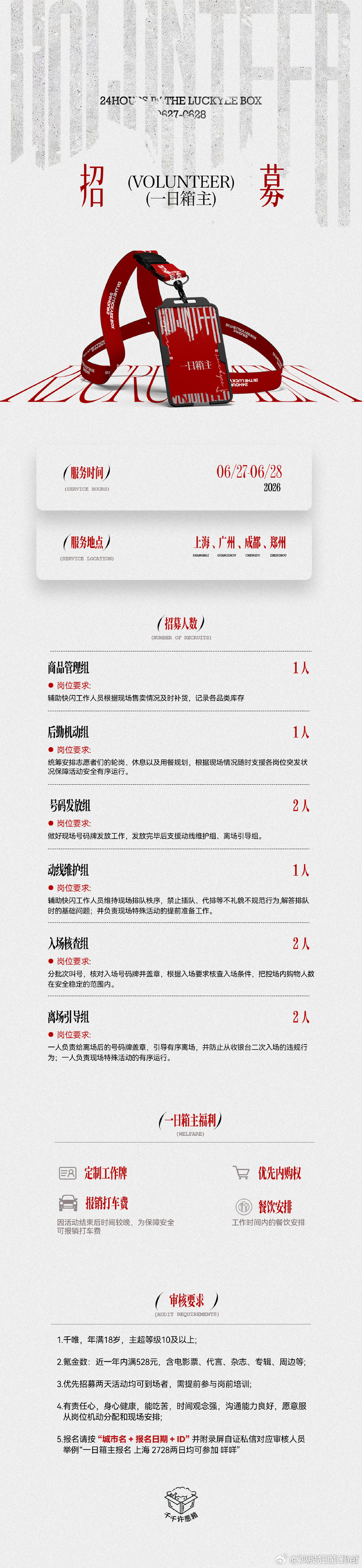 Luckyee Box “一日箱主”招募开启🔛来试试成为许愿箱线下主理人的一天