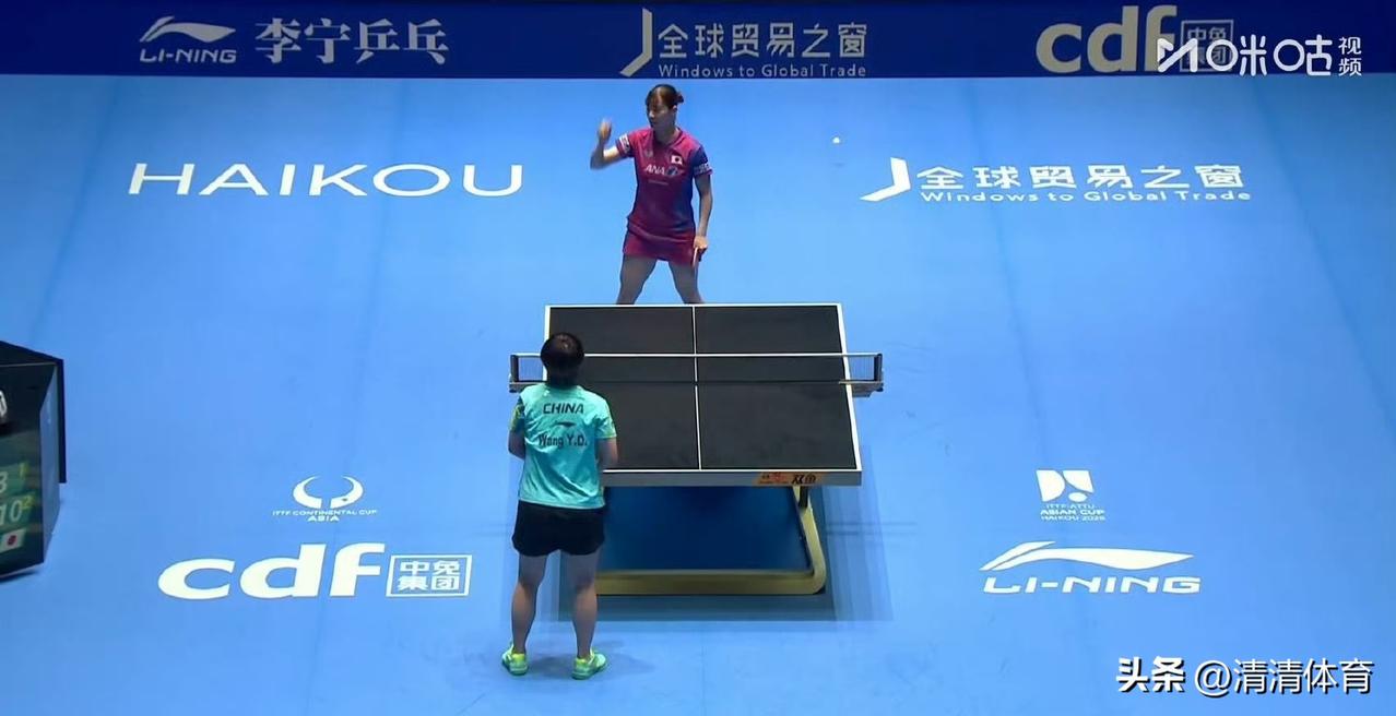 王艺迪1-3负于长崎美柚，核心问题在接发与正手：接发失误率高，对长崎发球变化应对
