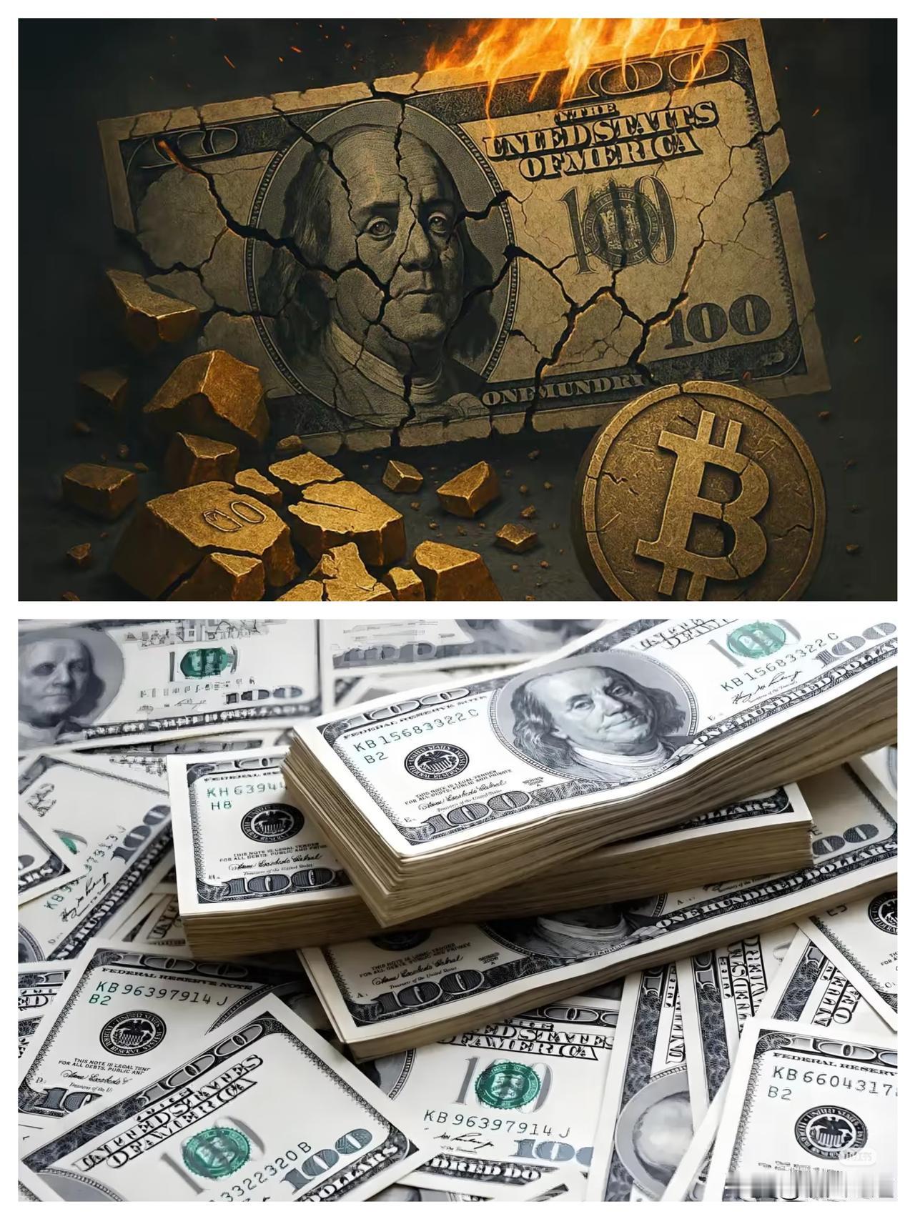 今天来谈谈美元。
​2025年年初，美元处于全年最高位109左右，而随后便进入了