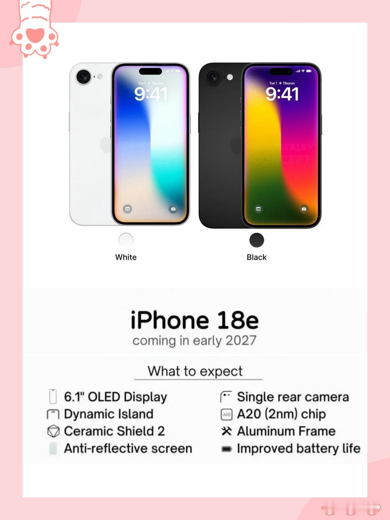 苹果咋回事啊...越来越难评了😓

不是吧？iPhone18e还是60Hz？