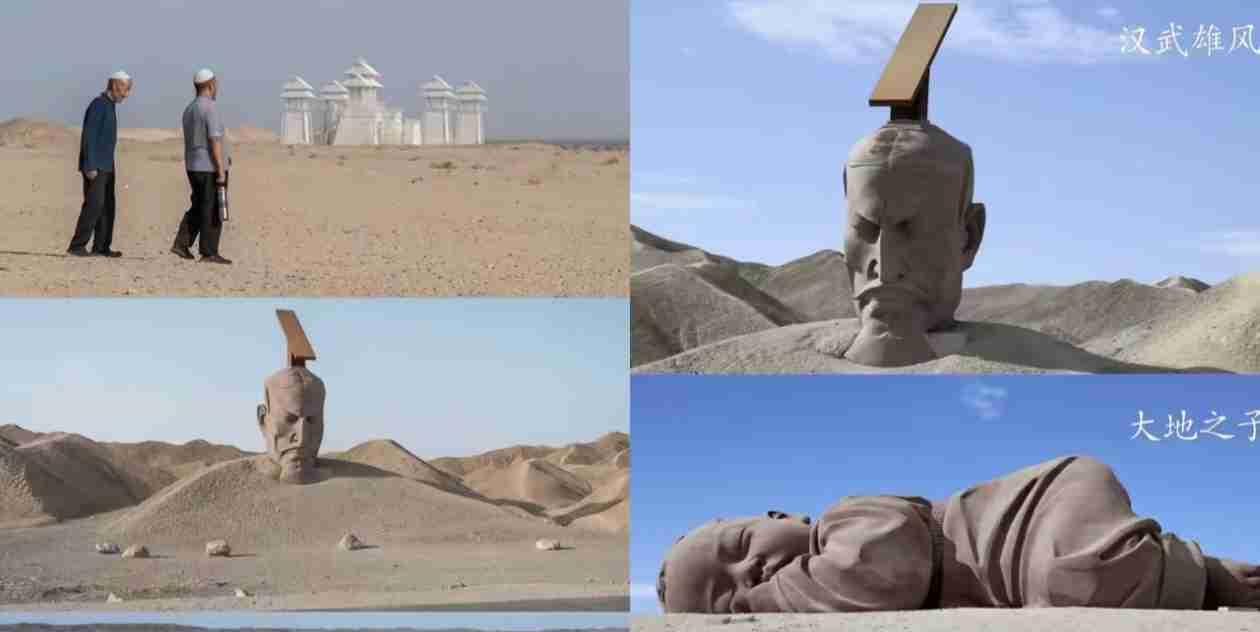 刷到好几个讲瓜州那个“巨婴”雕塑的帖子，真给我气笑了。
​本来就是个趴在戈壁滩上