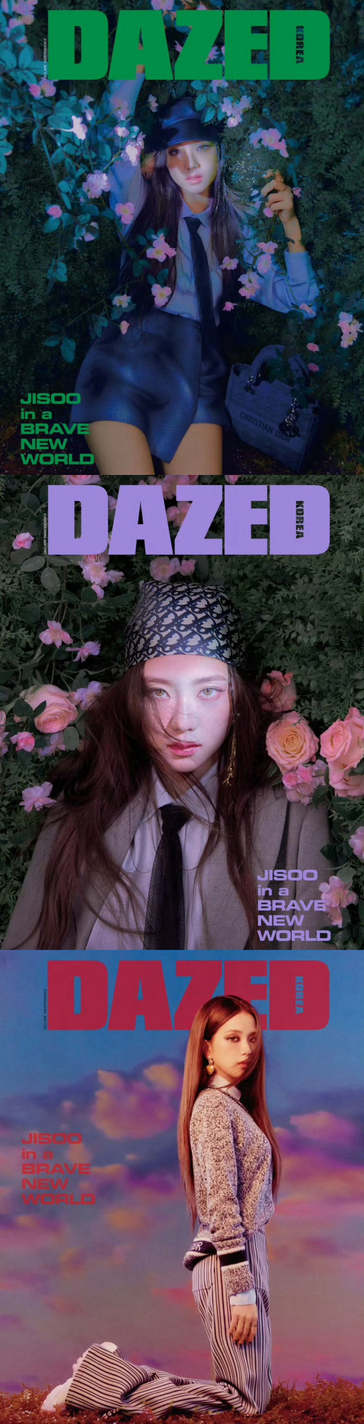 原来智秀在20年就已经解锁了Dazed[团圆时刻]每张封面都美的不行20年10月