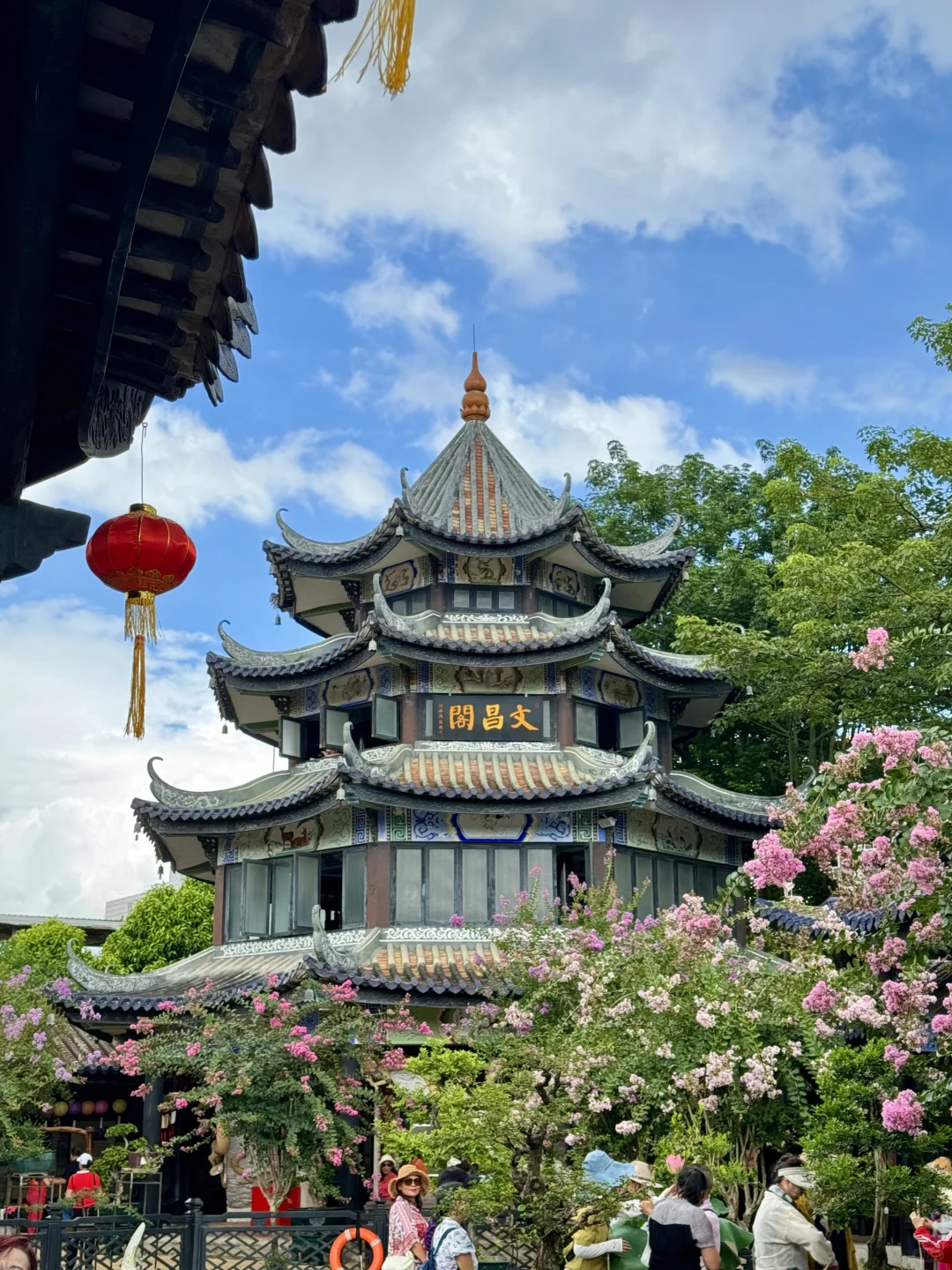 Live图直出📷广州这个古风园林紫薇花太美了