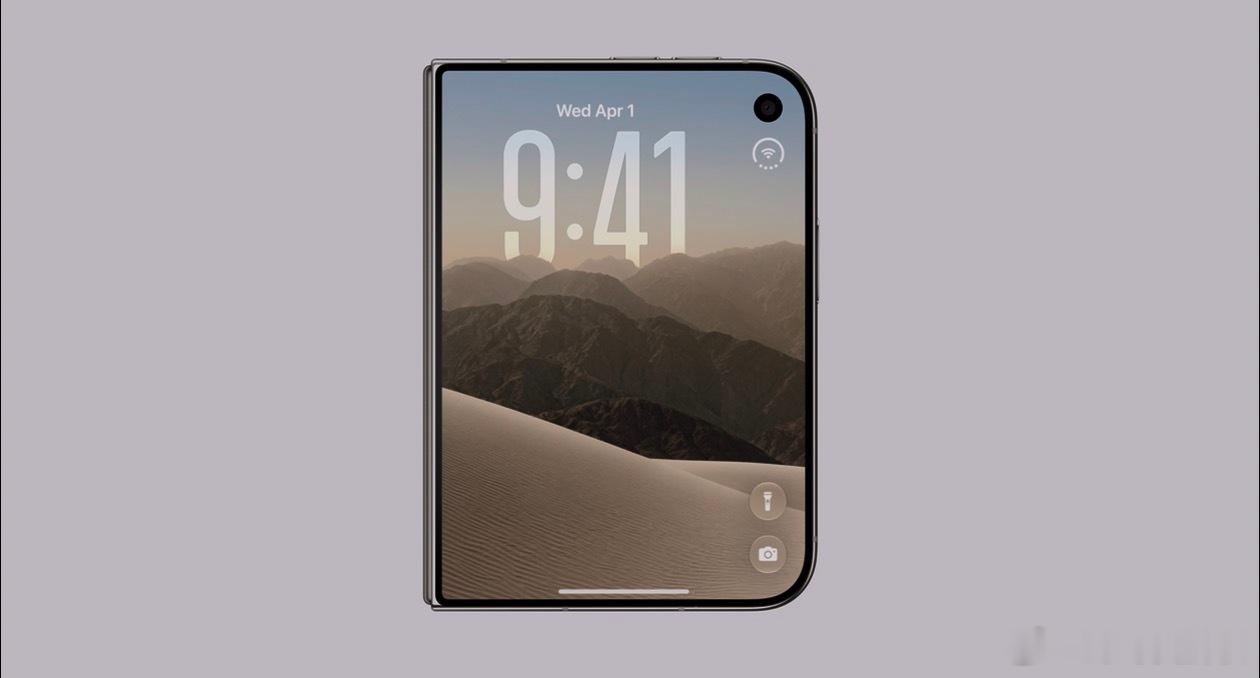 iPhoneDuo来了，钛合金机身，根号二比一设计，摄像头在右上角，比例与小米1