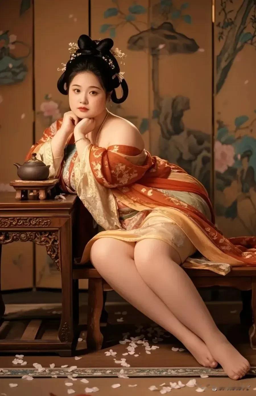 喜欢吗？，唐朝以胖为美
杨玉环，她一百四十多斤
胖妹子要有自信
不是不美
只是不