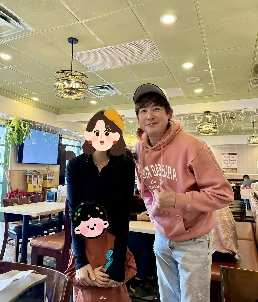 网友偶遇尼坤。。五官可以能不能减下来 