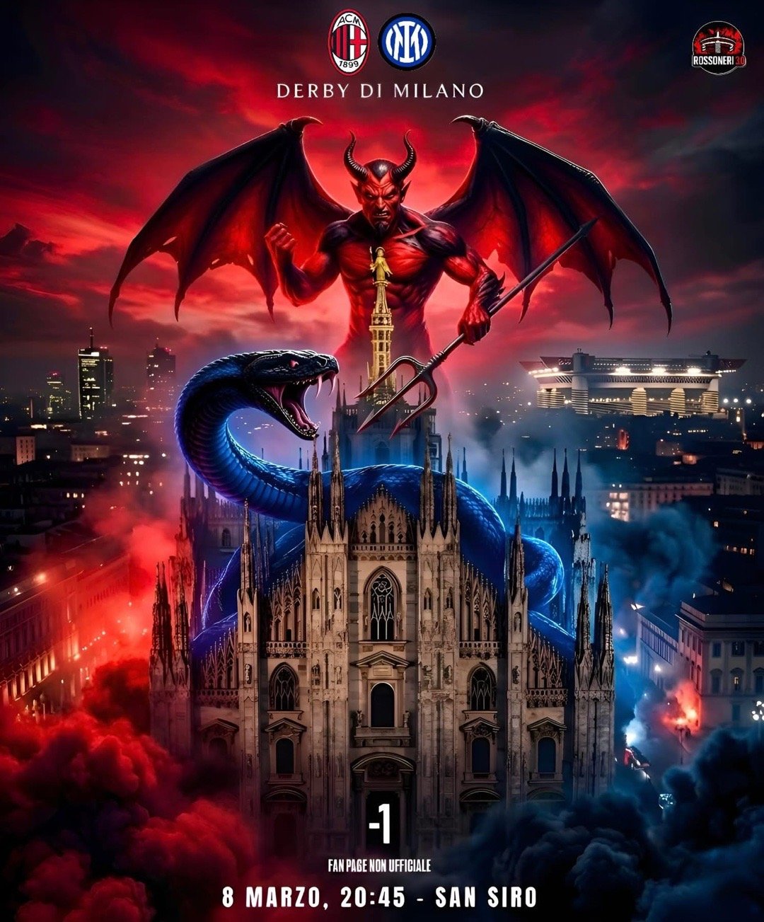 過去兩季，米蘭打比嘅顏色都係由藍黑色「秤先」，今晚將會迎來官方統計正式對碰嘅24