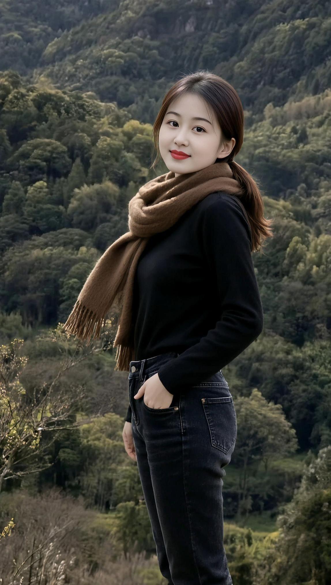 AI山林清新照大山深处自然美山清水秀好风光 颜值在线 农村生活 热门话题